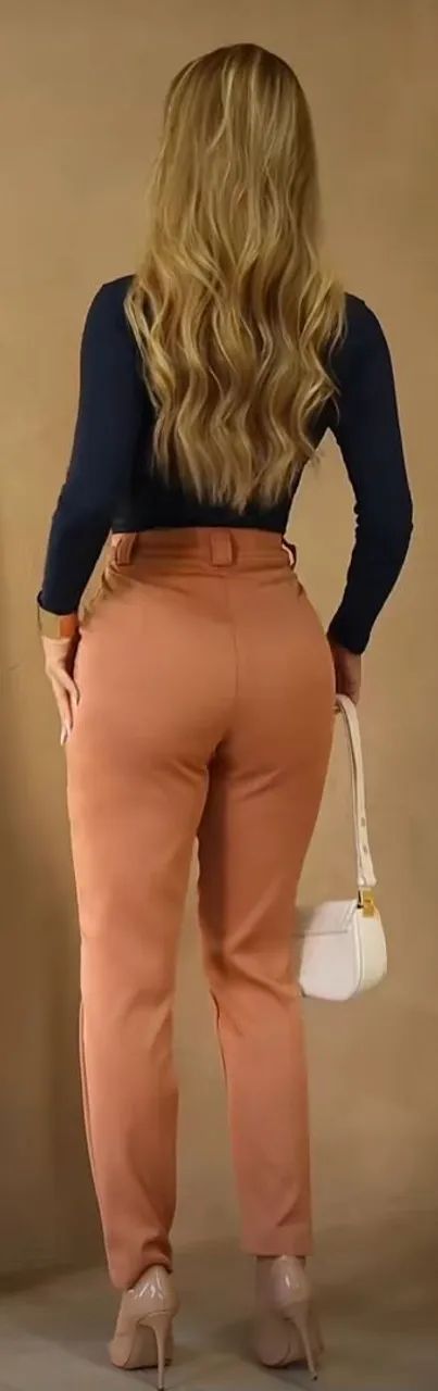 Calça Marrom de alfaiataria Top - Foto 4