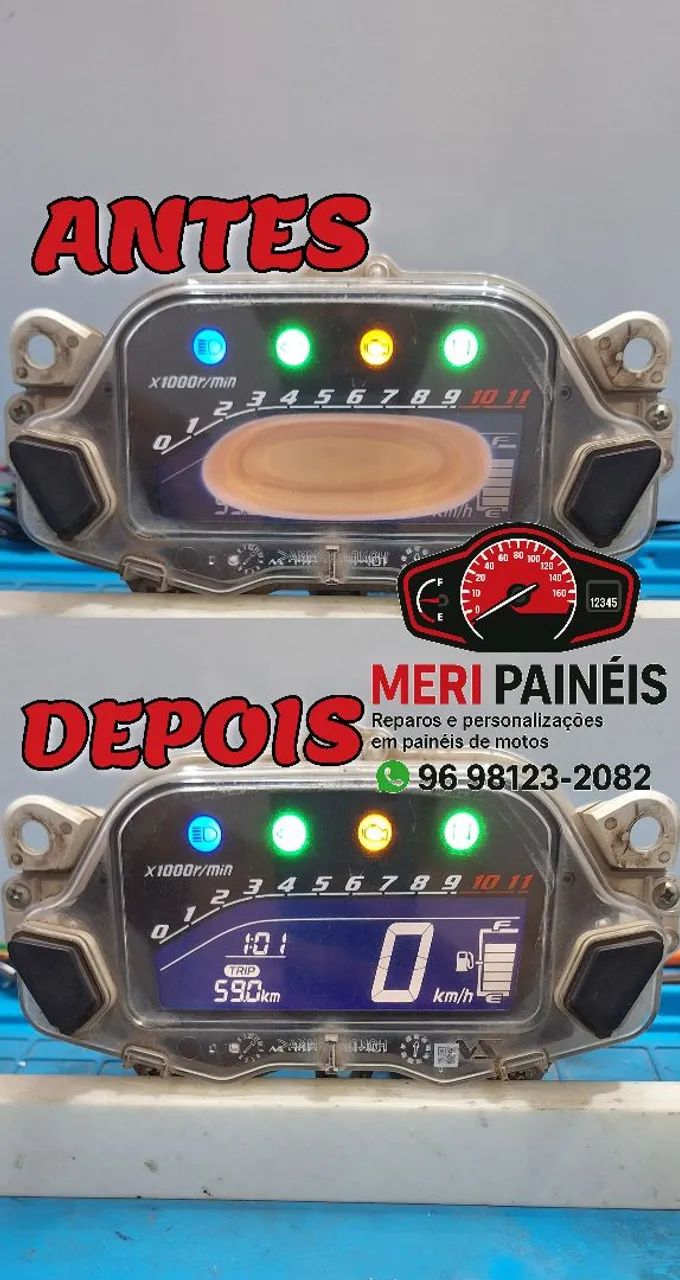 Painel de moto - Foto 2