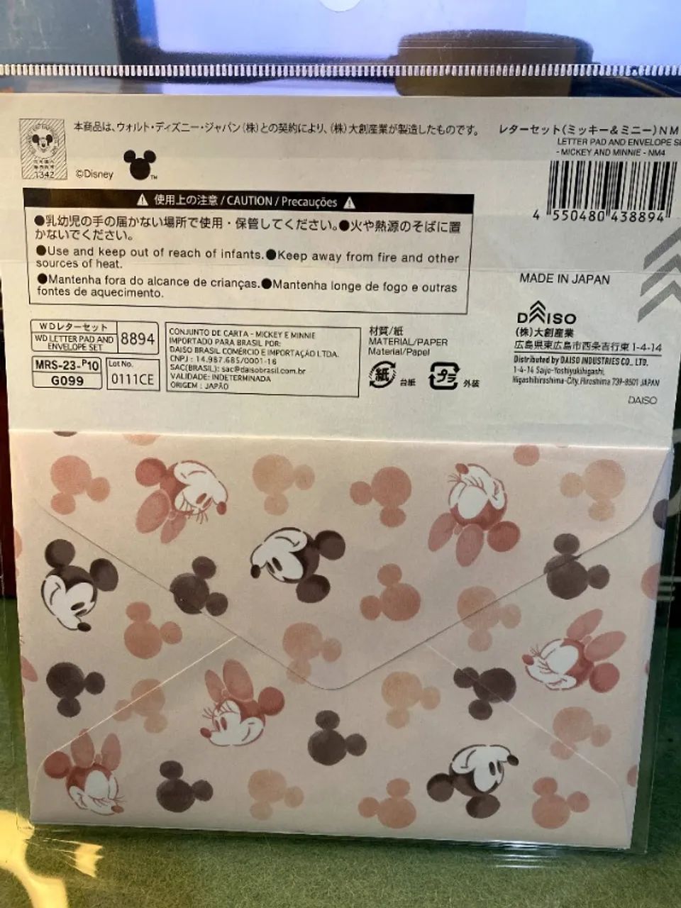 Papel de carta com envelope Disney MIckey - Foto 2