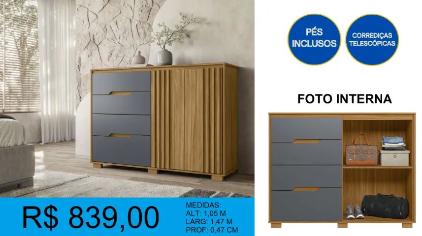 Comoda ripada de otima qualidade - a pronta entrega  - Foto 2