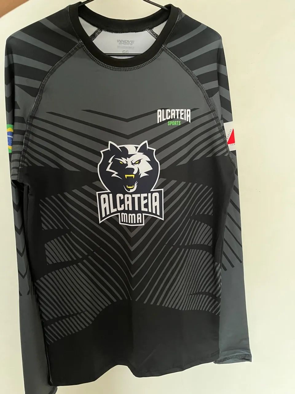 Rashguard de Treino Alcateia MMA - Unissex - tamanho G - NOVA. - Foto 3