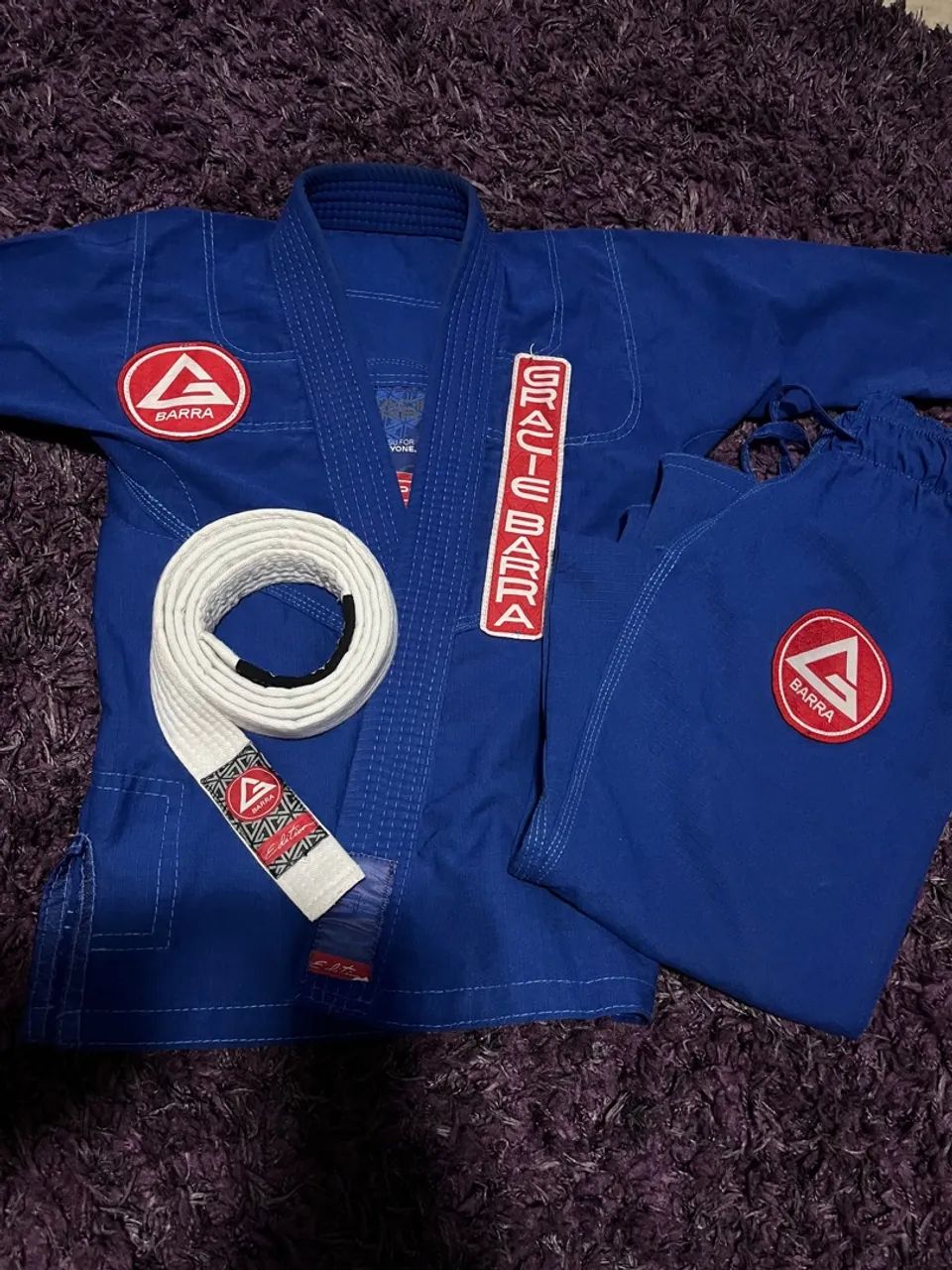Kimono M1 + camiseta P + faixa. GRACIE BARRA - Foto 6