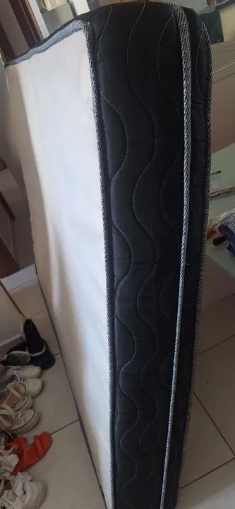 Colchão e base Box de Casal em ótimo estado - Foto 2