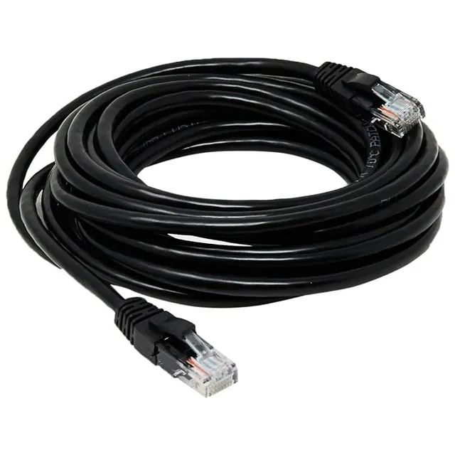 Cabo de Rede RJ-45 10M CAT5e Preto PlusCable PC-ETHU100BK - WZetta