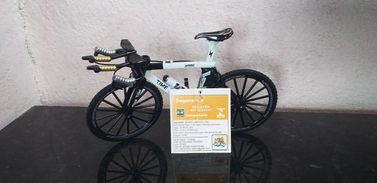 Miniatura Bicicleta de corrida Time Trial Speed metal - Foto 3