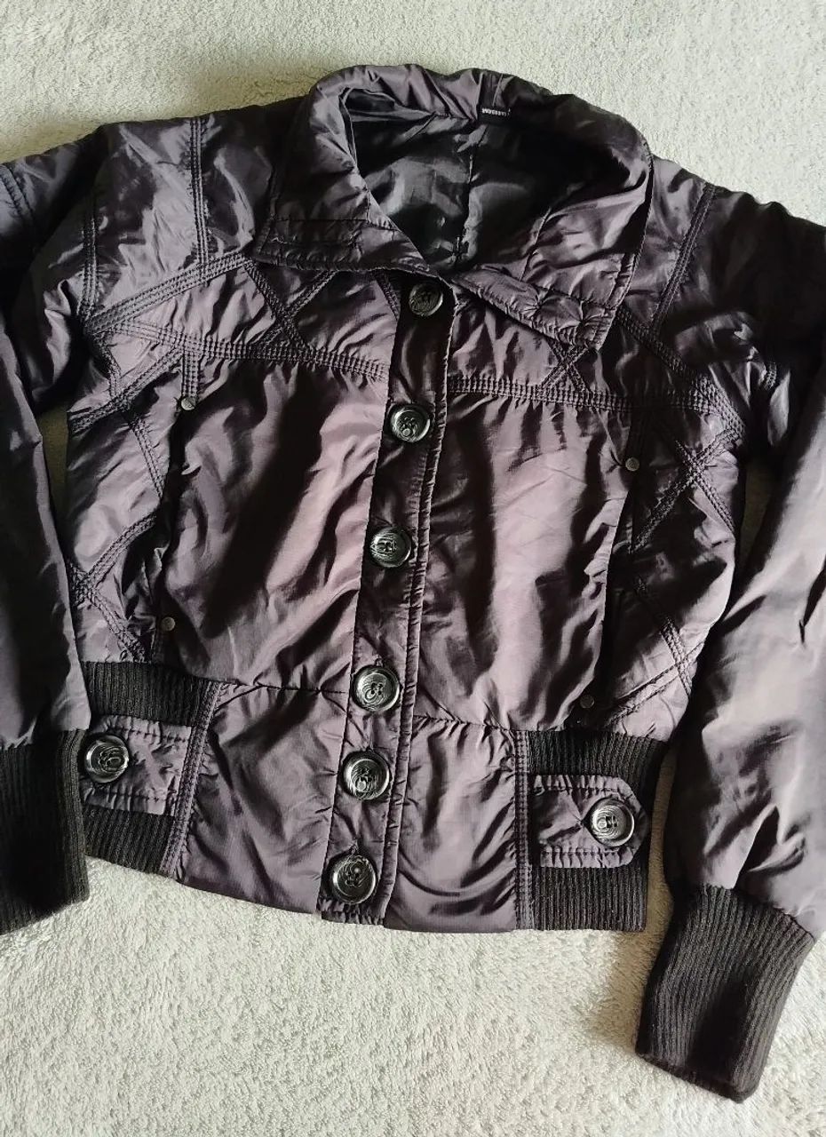 Jaqueta preta puffer - P - Foto 2
