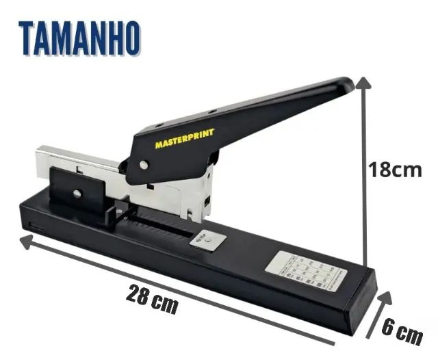 GRAMPEADOR DE METAL MASTERPRINT MP 390 ATE 100 FOLHAS - Foto 5