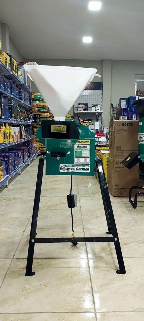 Forrageira Elétrica 1.5hp GP-1500Abi Garthen (Nova) - Foto 5