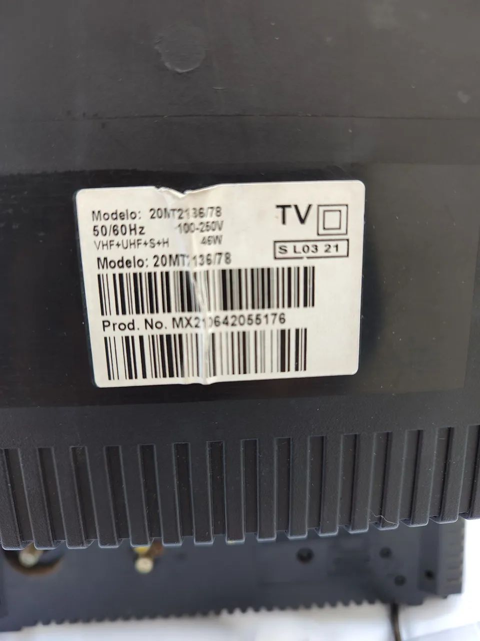 TV a Cores Magnavox 20 Polegadas com Controle Remoto Original  - Foto 4