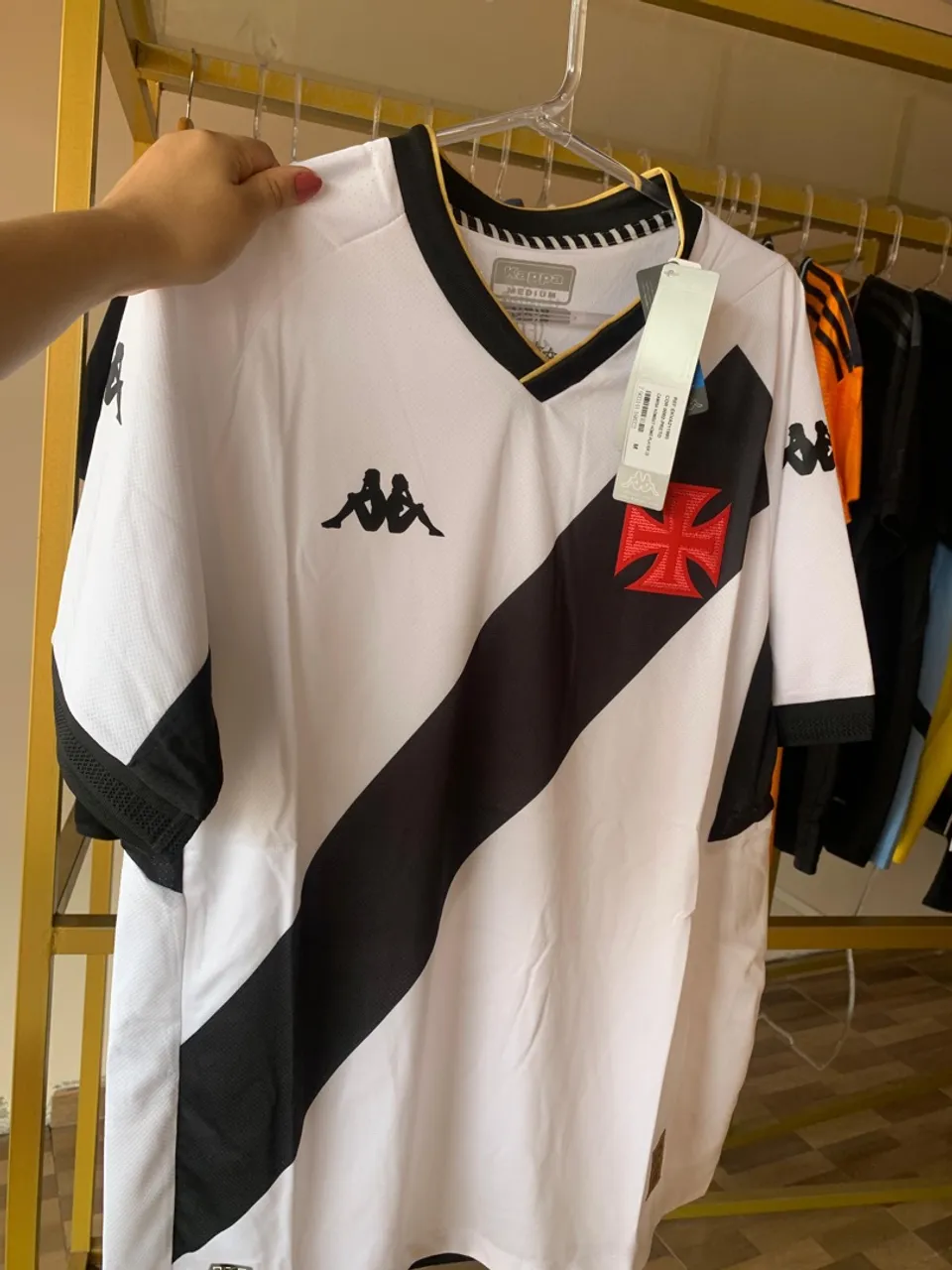 Camisa Vasco da Gama Kappa - Nova!