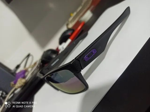 Oculos Oakley TwoFace matte black violet iridium  - Foto 4