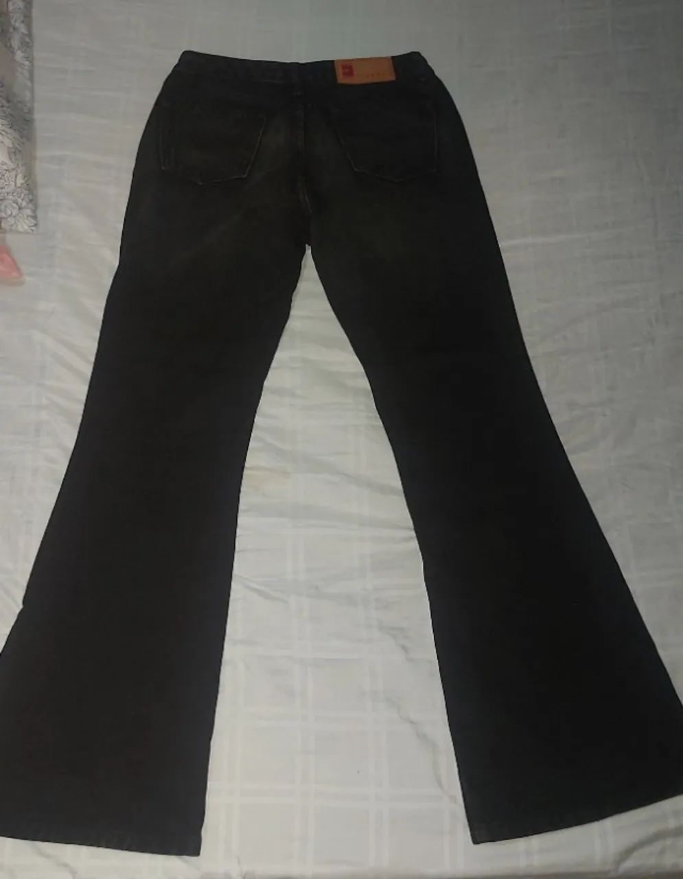 Calça jeans preta  - Foto 5