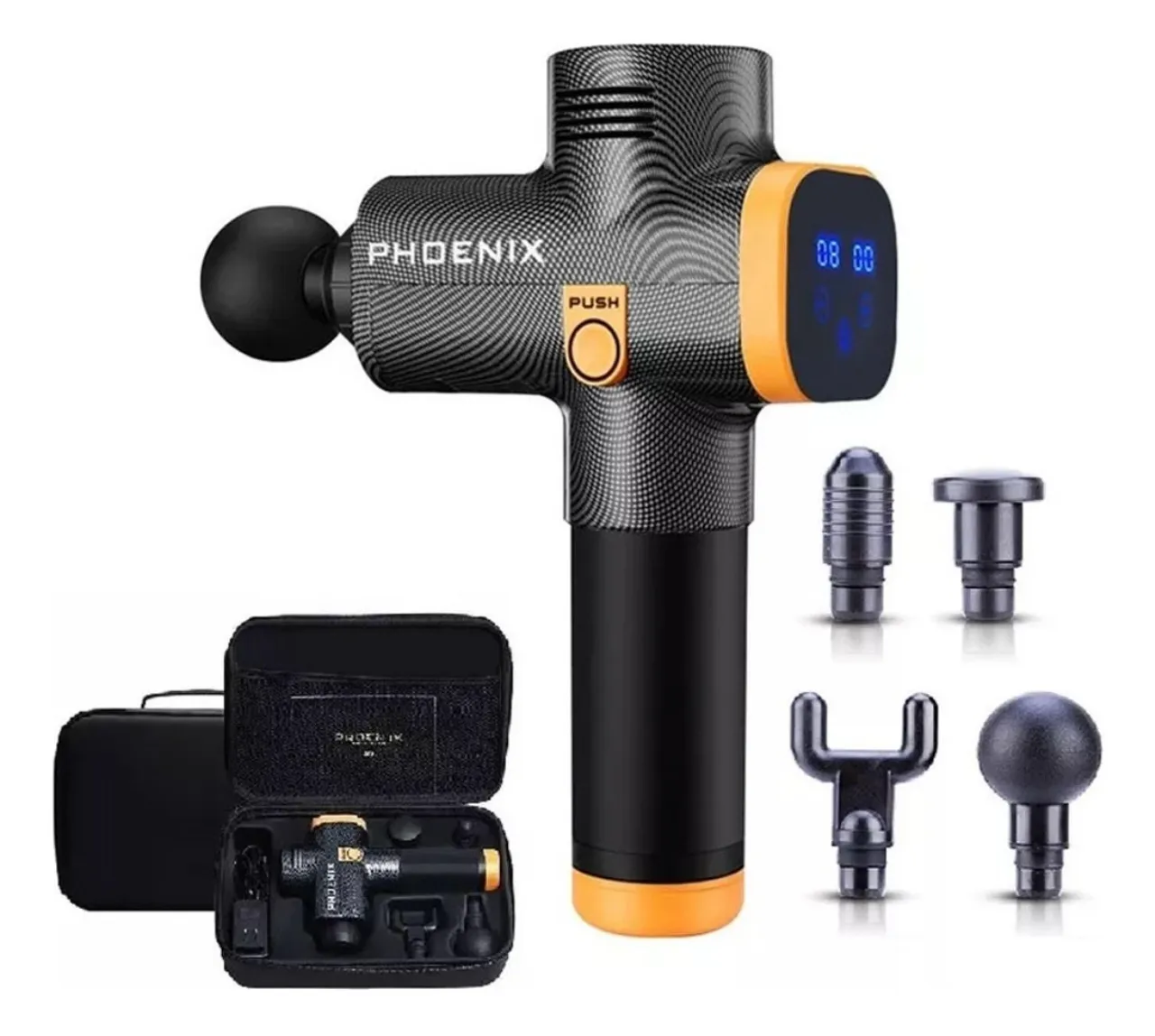 Massageador Muscular Phoenix A2 Cor Preto carbono 110V/220V