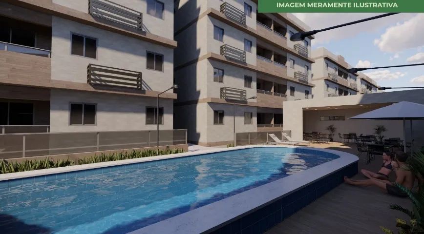 Apartamento com 2 dormitórios no bairro do José Américo próximo a A&C com área de lazer - Foto 5