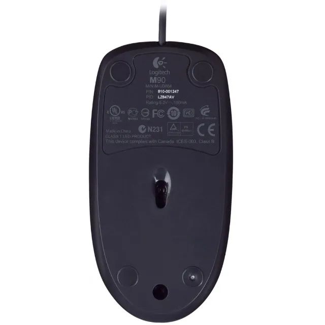  Mouse Office Logitech M90 1.000 DPI - WZetta - Foto 6