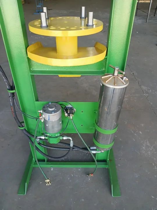 Prensa Hidráulica Para Desmontagem e Montagem De Fusos De Colhedora de Algodão  - Foto 6