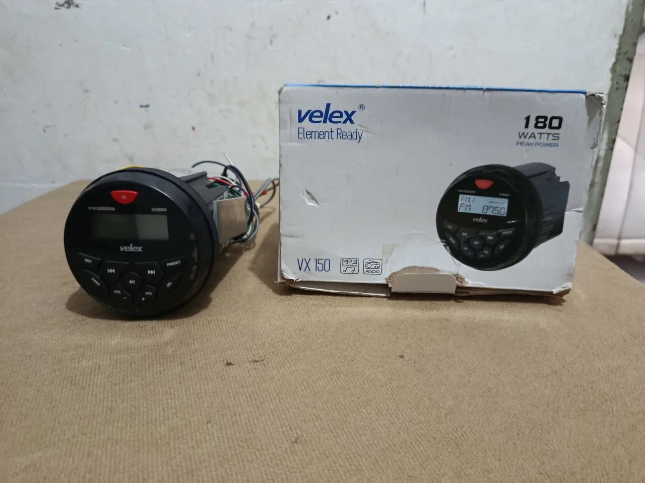 Som marinizado velex vx150 mp3 USB AM/FM  e bluetooth  - Foto 2