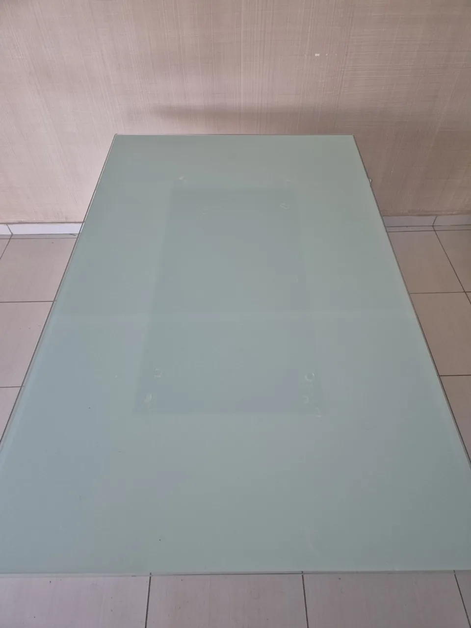 Tampo de vidro para mesa de jantar