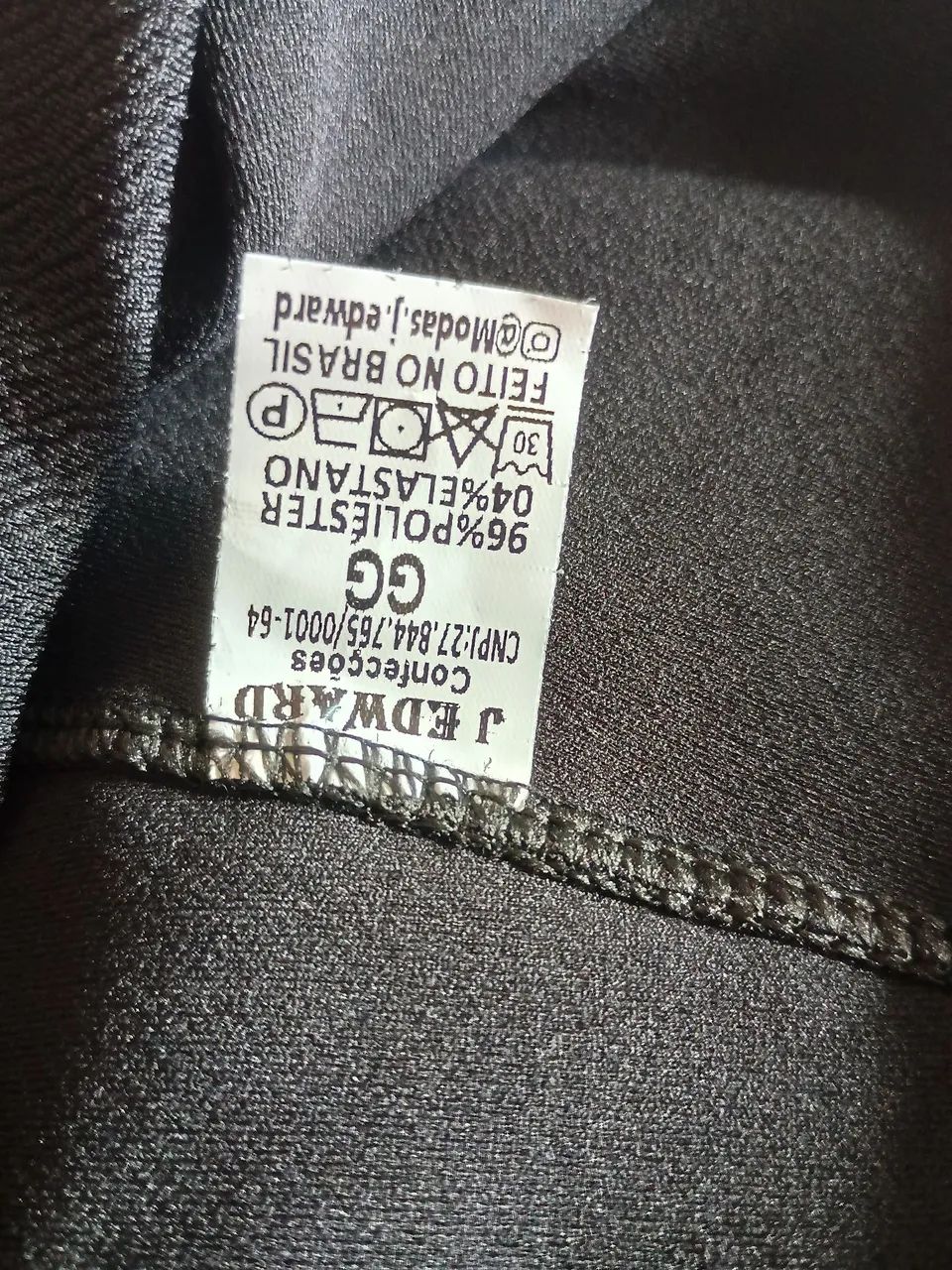 Conjunto calça e blusa em poliéster feminino GG - Foto 5