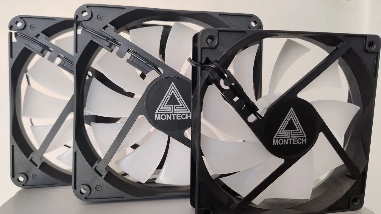 Kit 3 Fans de Gabinete Montech