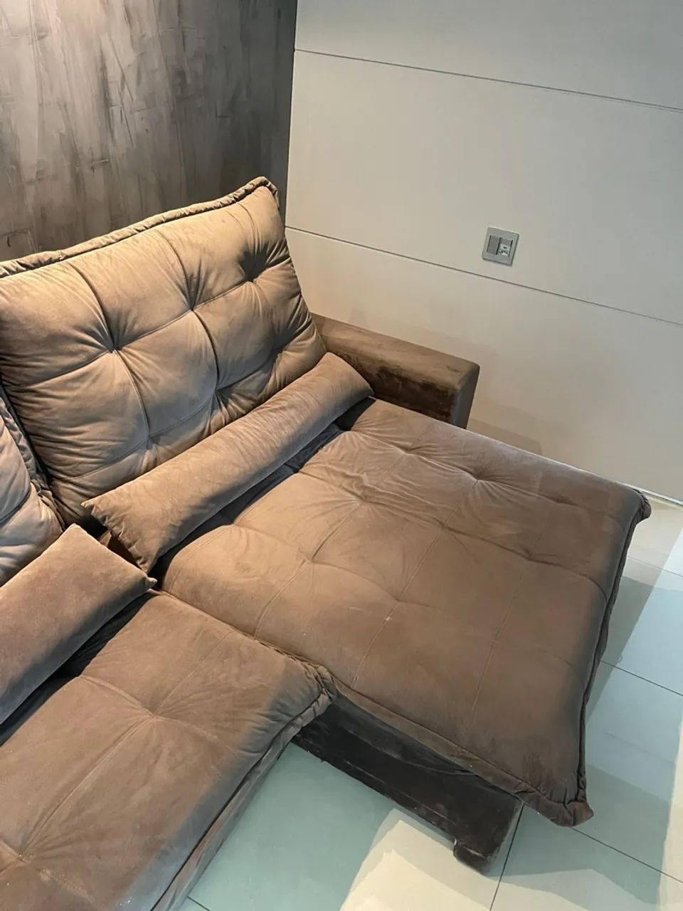 Sofá cama retrátil e reclinável - Foto 4