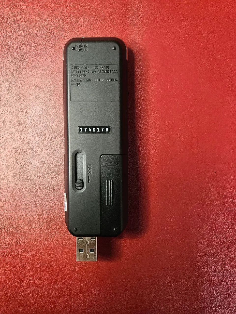 Gravador Sony PX 440 e Microfone lapela Sony ECMLV1  - Foto 4