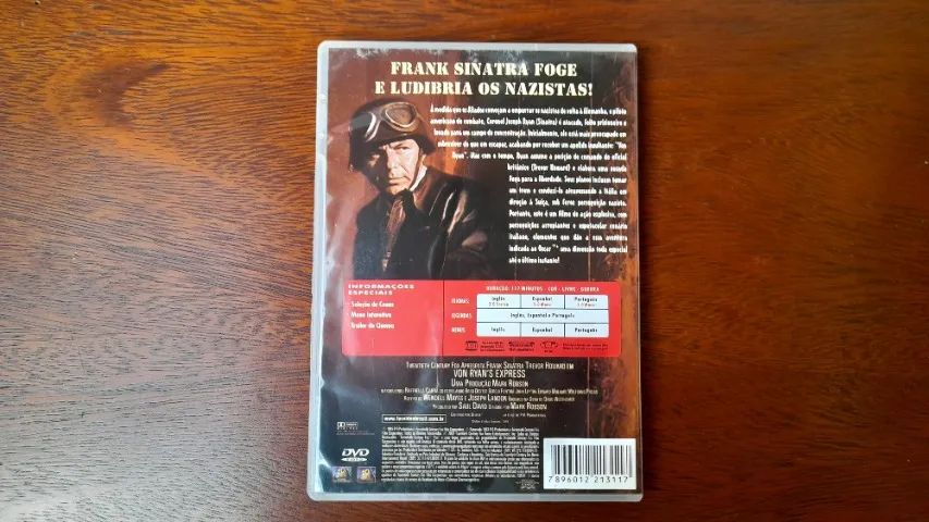 DVD O Expresso de Von Ryan com Frank Sinatra Original em Ótimo Estado - Foto 2