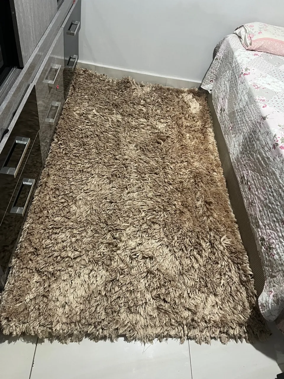 Tapete Felpudo Bege 150cmx200cm