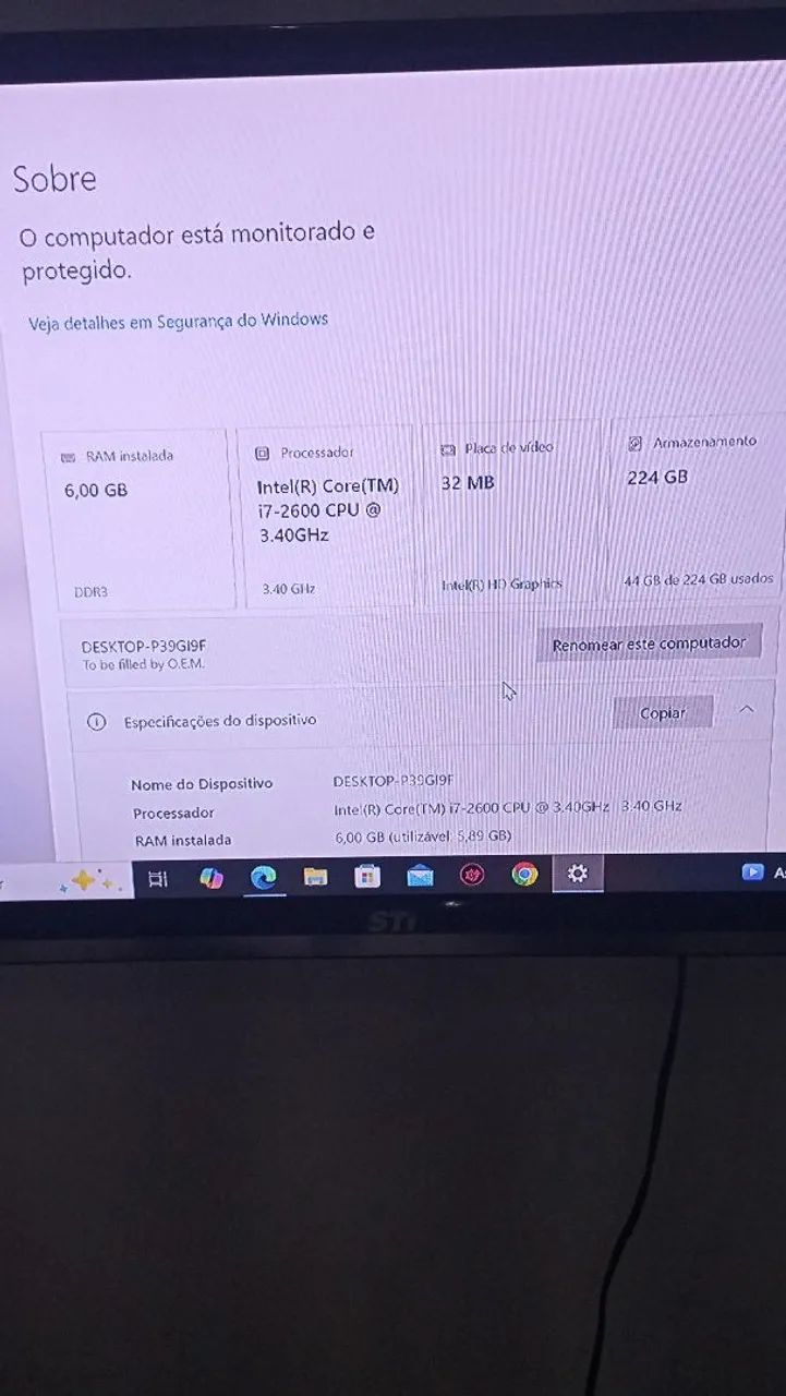 CPU core i7 2600 , SSD 240 GB. - Foto 3
