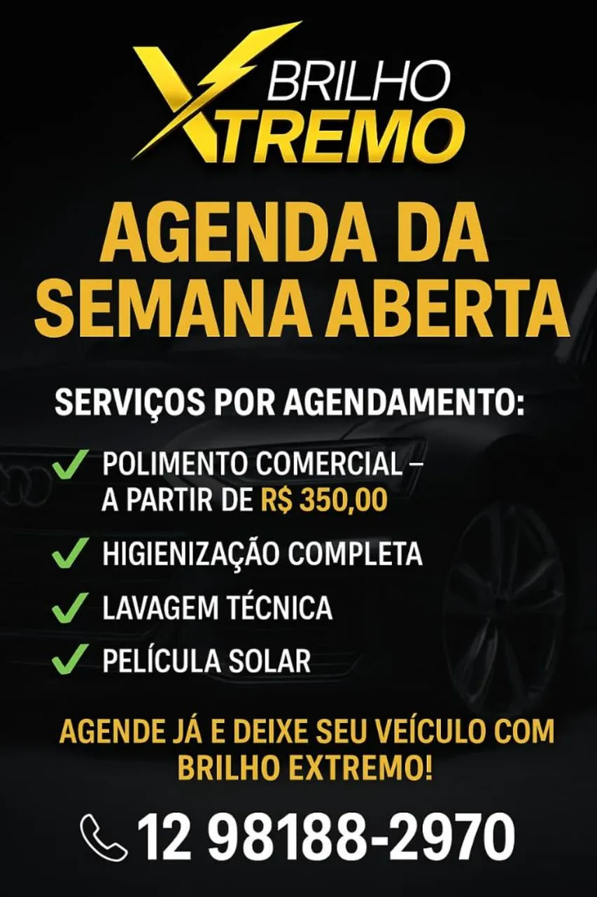 polimento automotivo e higienização