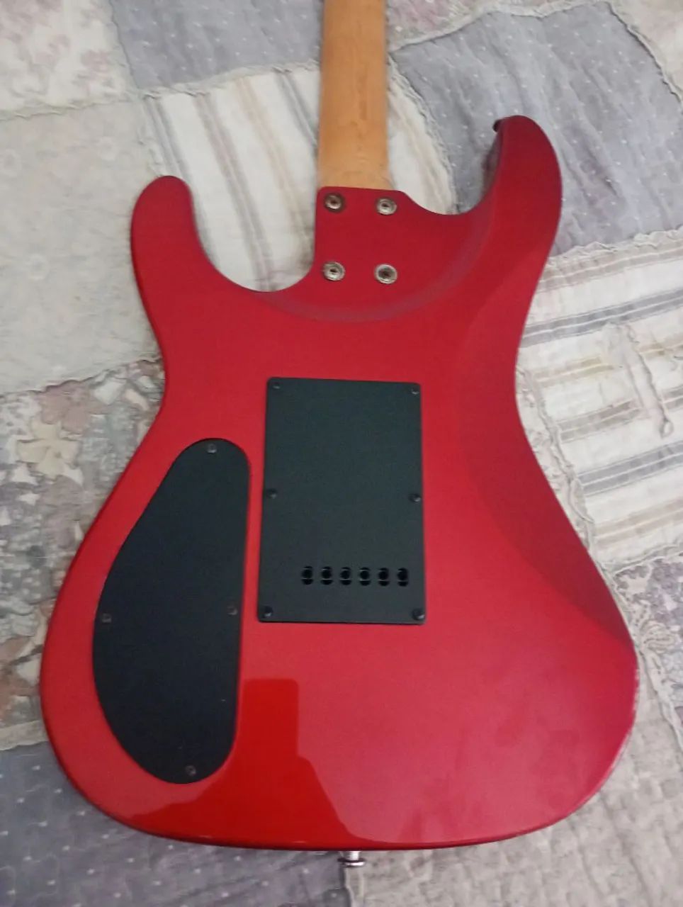 Guitarra Memphis super strato vermelha aceito pedais - Foto 5