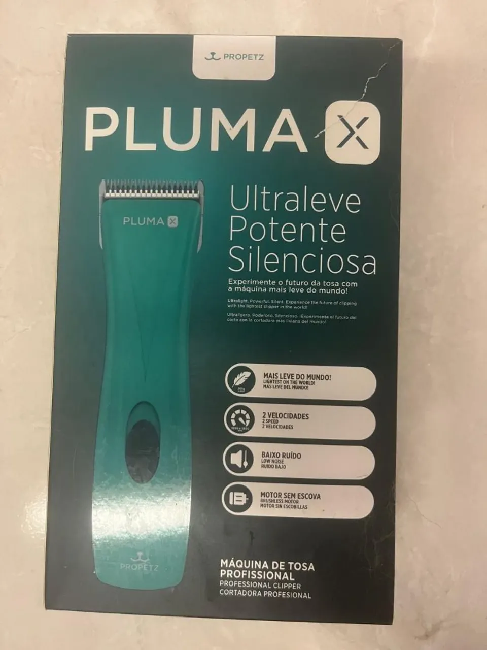 Máquina de Tosa Profissional Propetz Pluma X