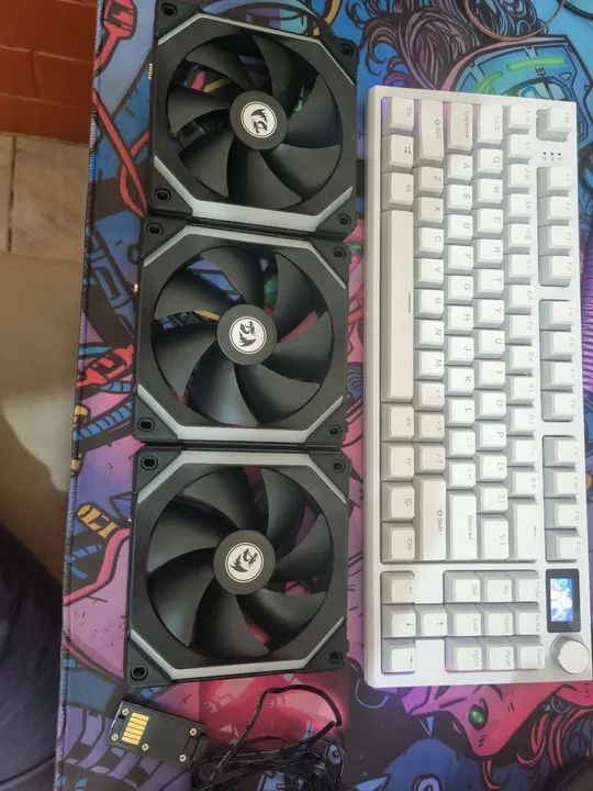 Kit fan sem regb, Redragon Sl120 com controladora s - Foto 2