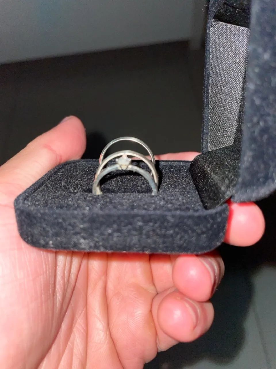 Alianças novas da prata fina de compromisso(namoro) - Foto 3