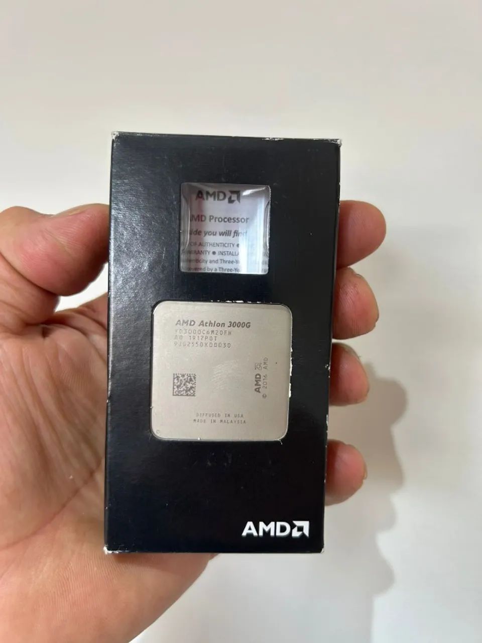 Processador AMD Athlon 3000G - AMD4 (Leia a descrição)