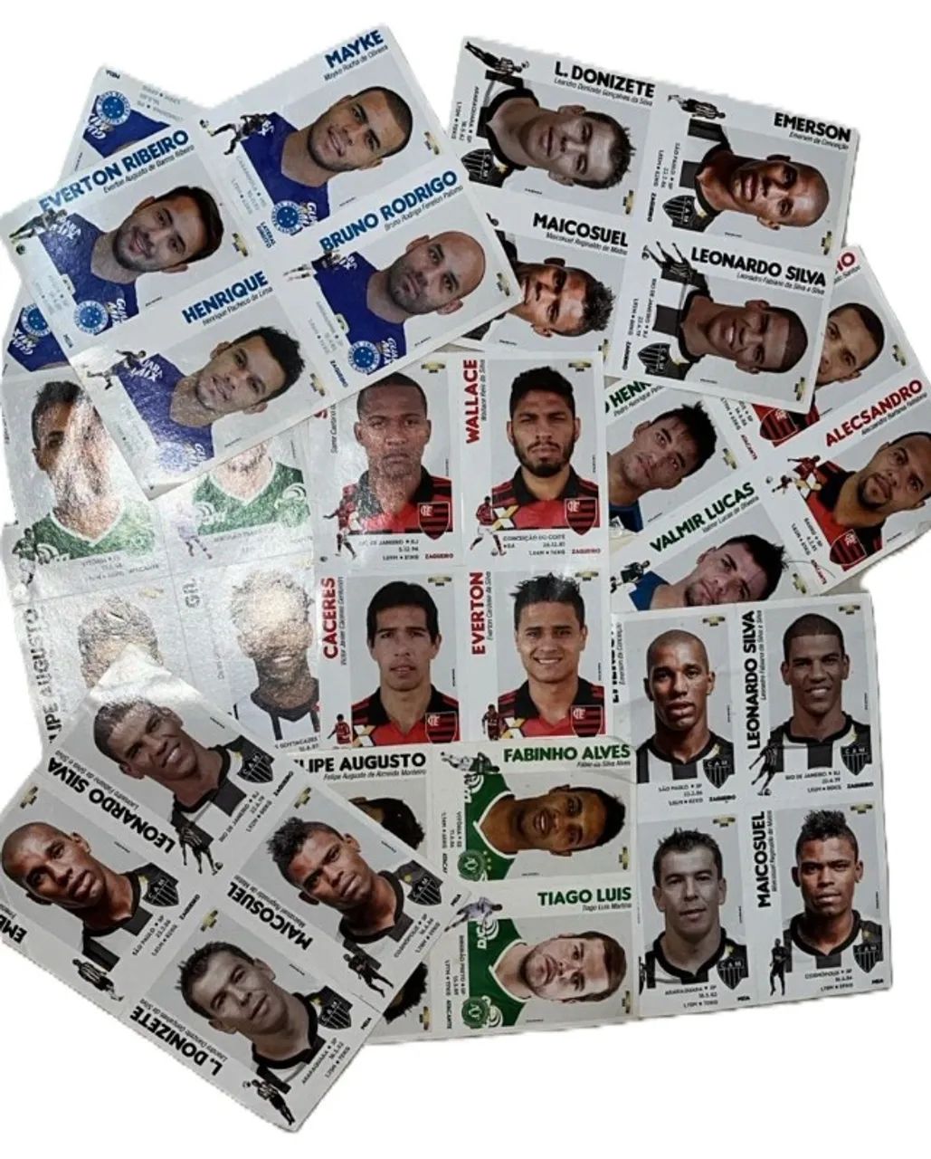 Lote 40 Figurinhas Campeonato Brasileiro 2014