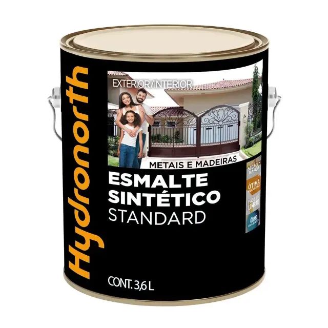 Esmalte Sintetico Standard Brilhante Hydronorth Branco Neve Galao 3,6 L - Foto 2
