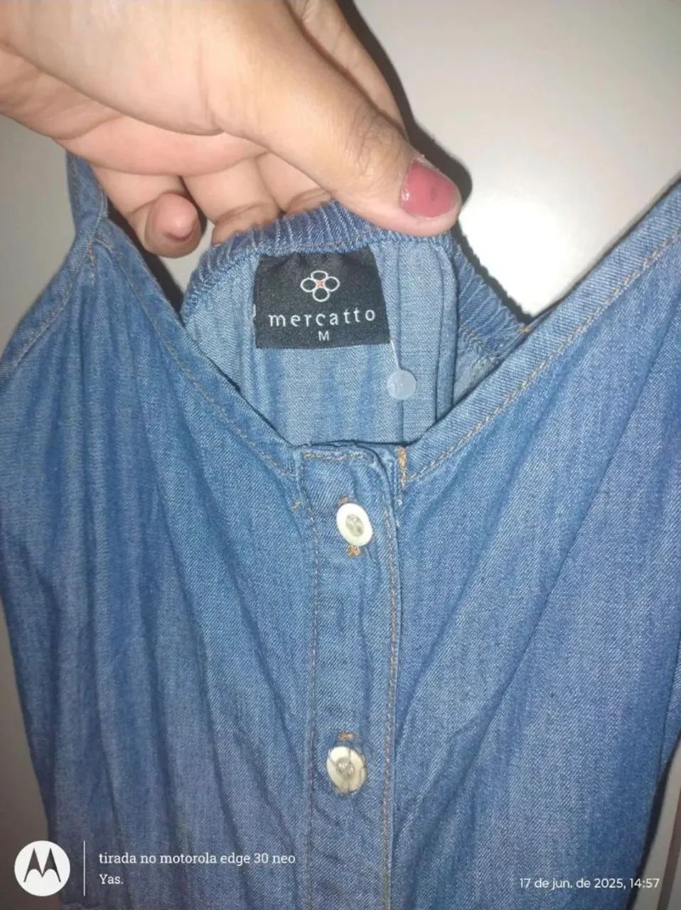 VESTIDO JEANS MERCATTO - Foto 3