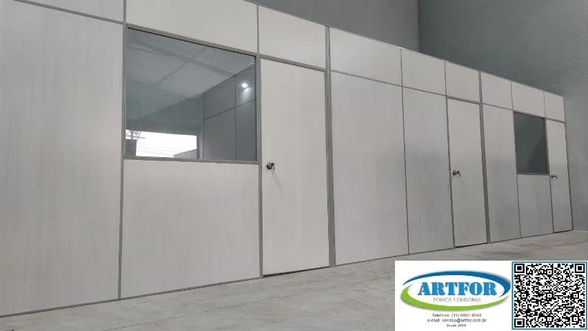 Divisórias Escritório Com Vidro, Salas em Divisórias, Vidros para Divisórias Eucatex.  - Foto 4