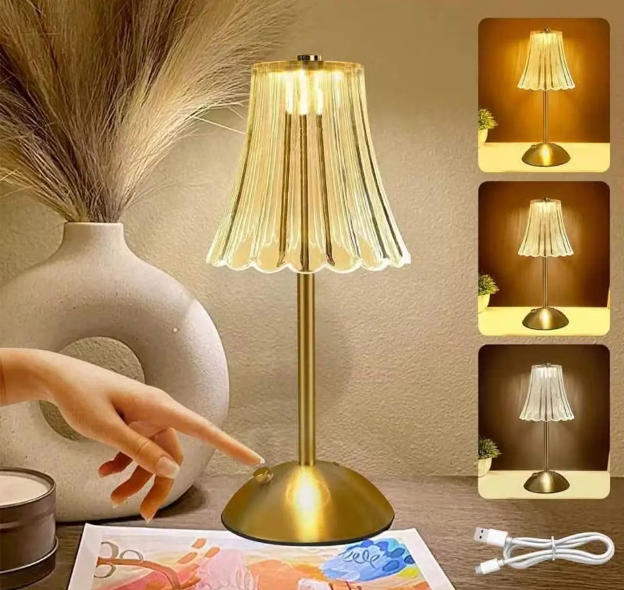 Luminária de Mesa Decorativa com Design Elegante - Foto 5