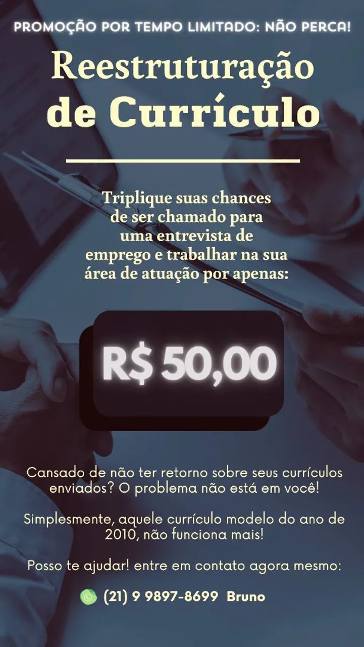 Quer vagas para qualquer área de atuação? primeiro emprego? recolocação profissional? Leia
