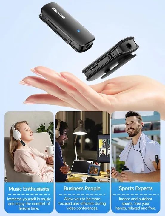 Adaptador Bluetooth 5.3 Essager - Transforme seu dispositivo com fio em wireless! - Foto 4