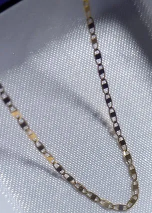 Pulseira Linda Piastrine Ouro 18 Kilates Peso 0.50 Gramas 17 Cm 1 mm Maciça