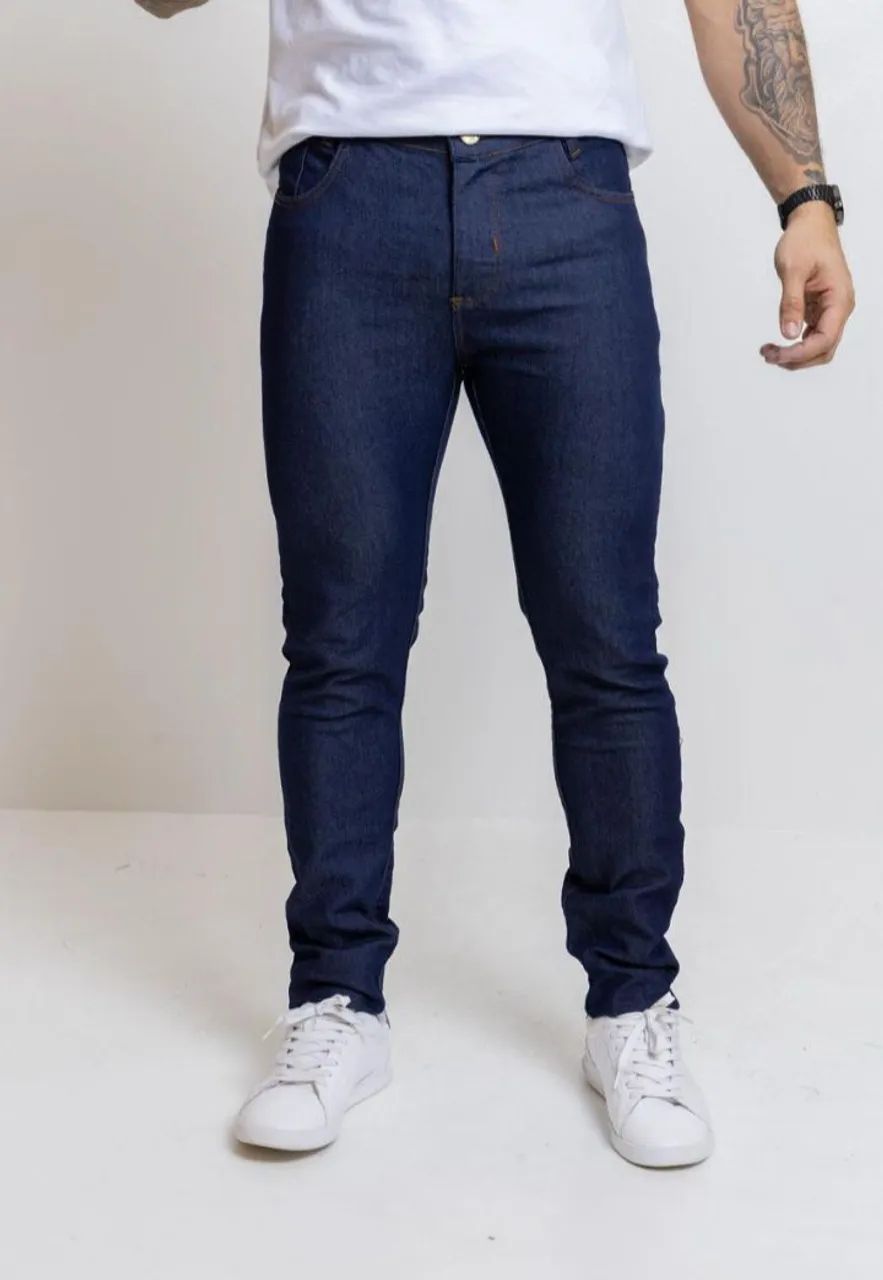 Calça jeans masculina com lycra do 36 ao 52