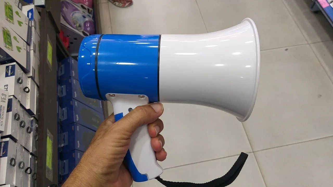 Megafone Portátil - Som Potente e Claro