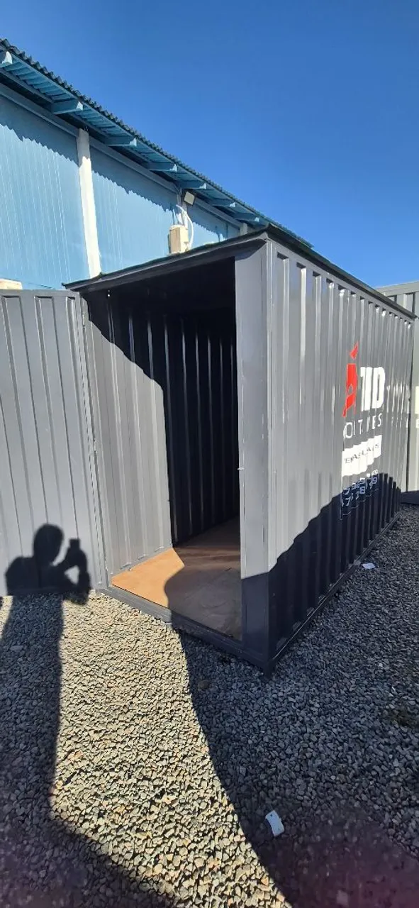Container abrigo ferramentas desmontável