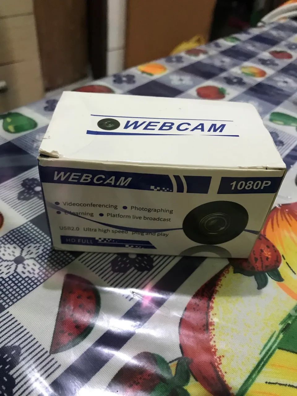 Webcam Full HD 1080p - Plug & Play, Imagem Nítida, Pronta pra Uso
