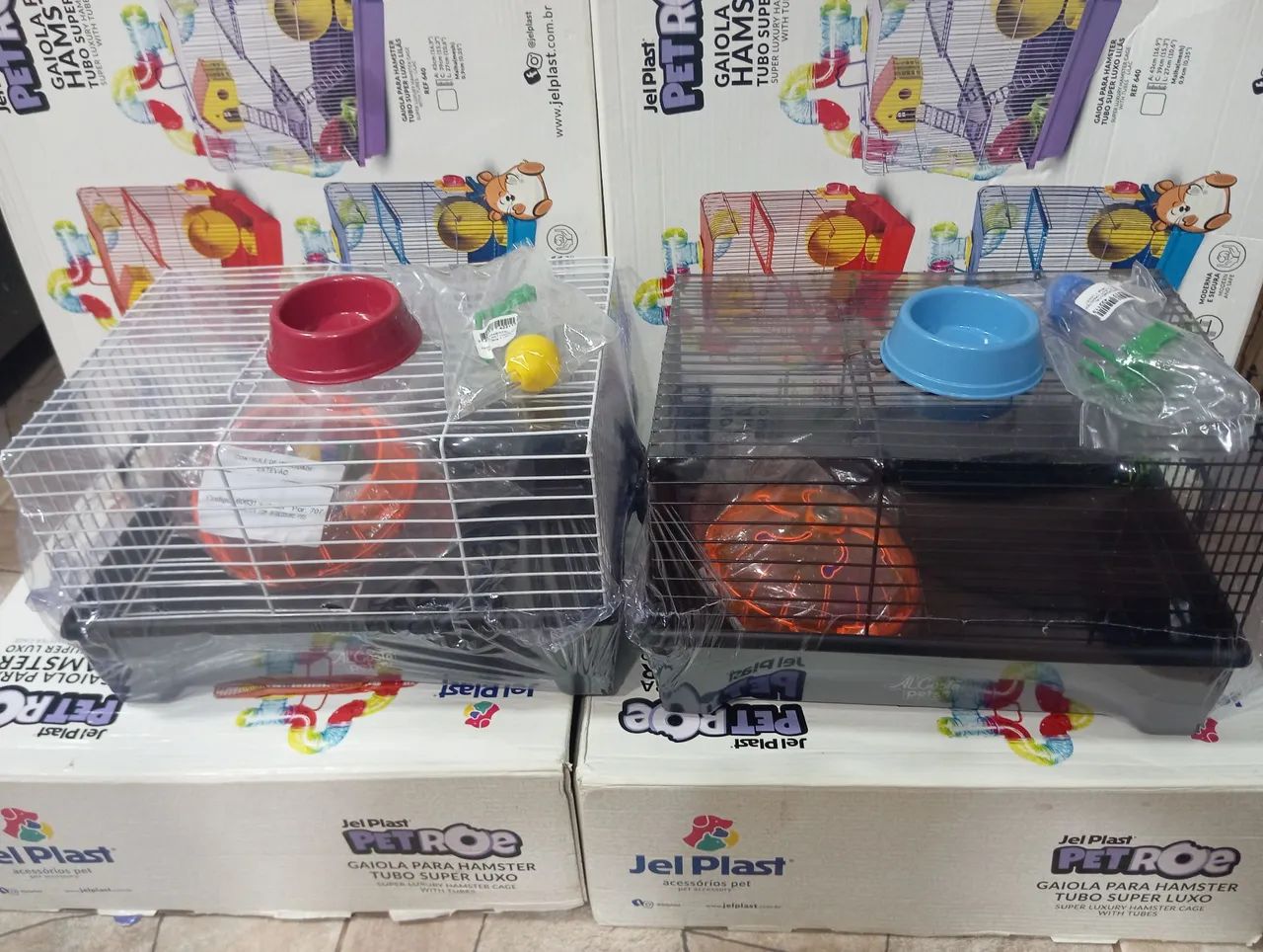 Gaiola para Hamster + acessórios 