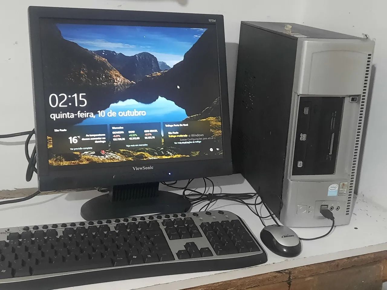 Computador core 2duo Completo com LCD 