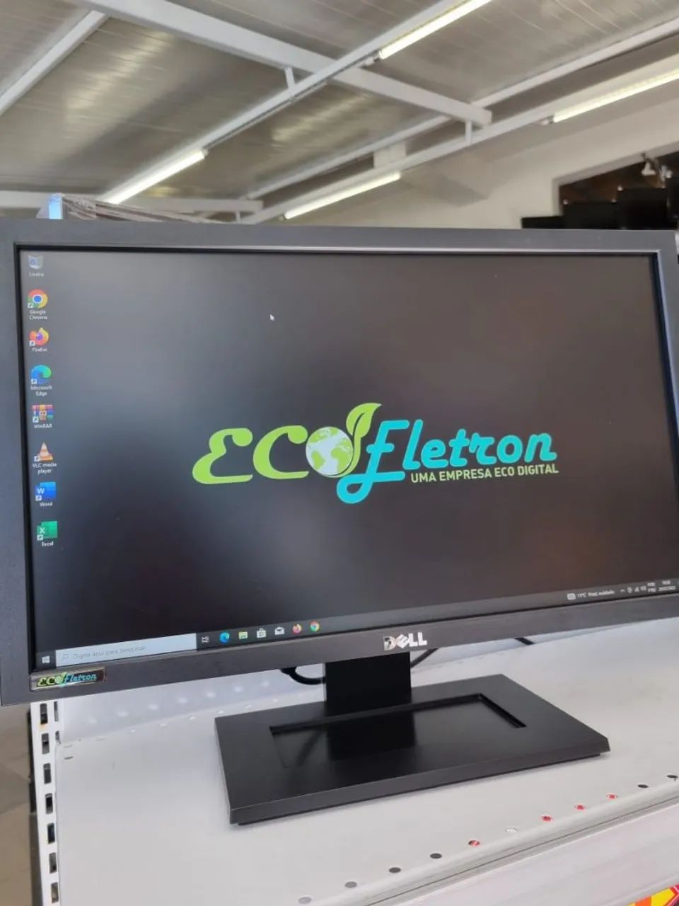 Monitor Dell 22 Polegadas 1920 x 1080 Ótimo Estado VGA & DVI com Garantia e NF Eco Eletron